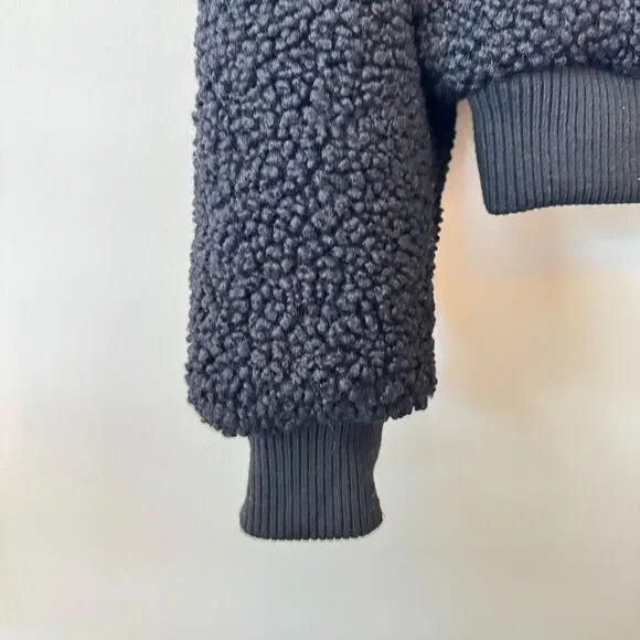 Blank NYC Boucle Collared Puffer Teddy Coat Size Small - Picture 3 of 6